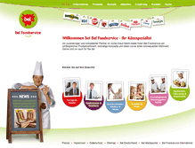 Tablet Screenshot of bel-foodservice.de